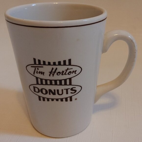 TIM HORTON HORTONS DONUTS Mug Coffee Cup Small Mug Steelite Vintage - Picture 1 of 5